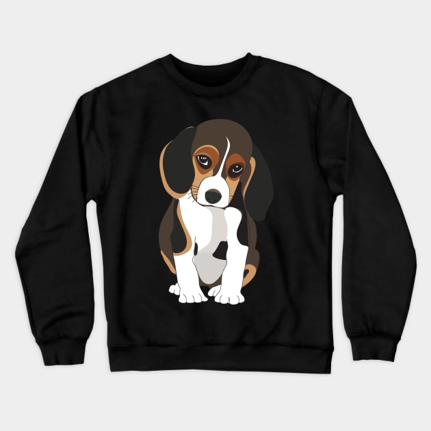 Cute little Beagle Puppy Crewneck Sweatshirt by VoneS